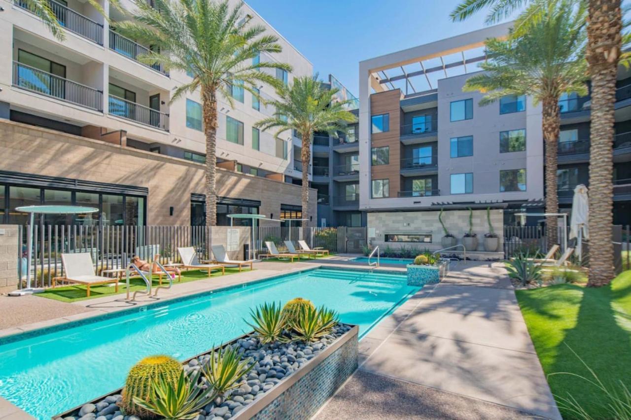 Spotless 1Bd - Pool, Gym, Parking, W-D - Sleeps 4 Apartment Tempe Exterior photo