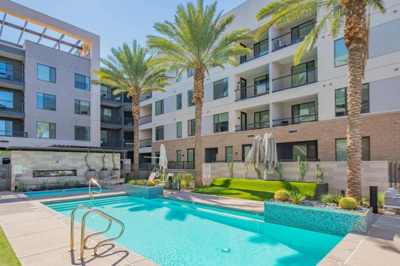 Spotless 1Bd - Pool, Gym, Parking, W-D - Sleeps 4 Apartment Tempe Exterior photo